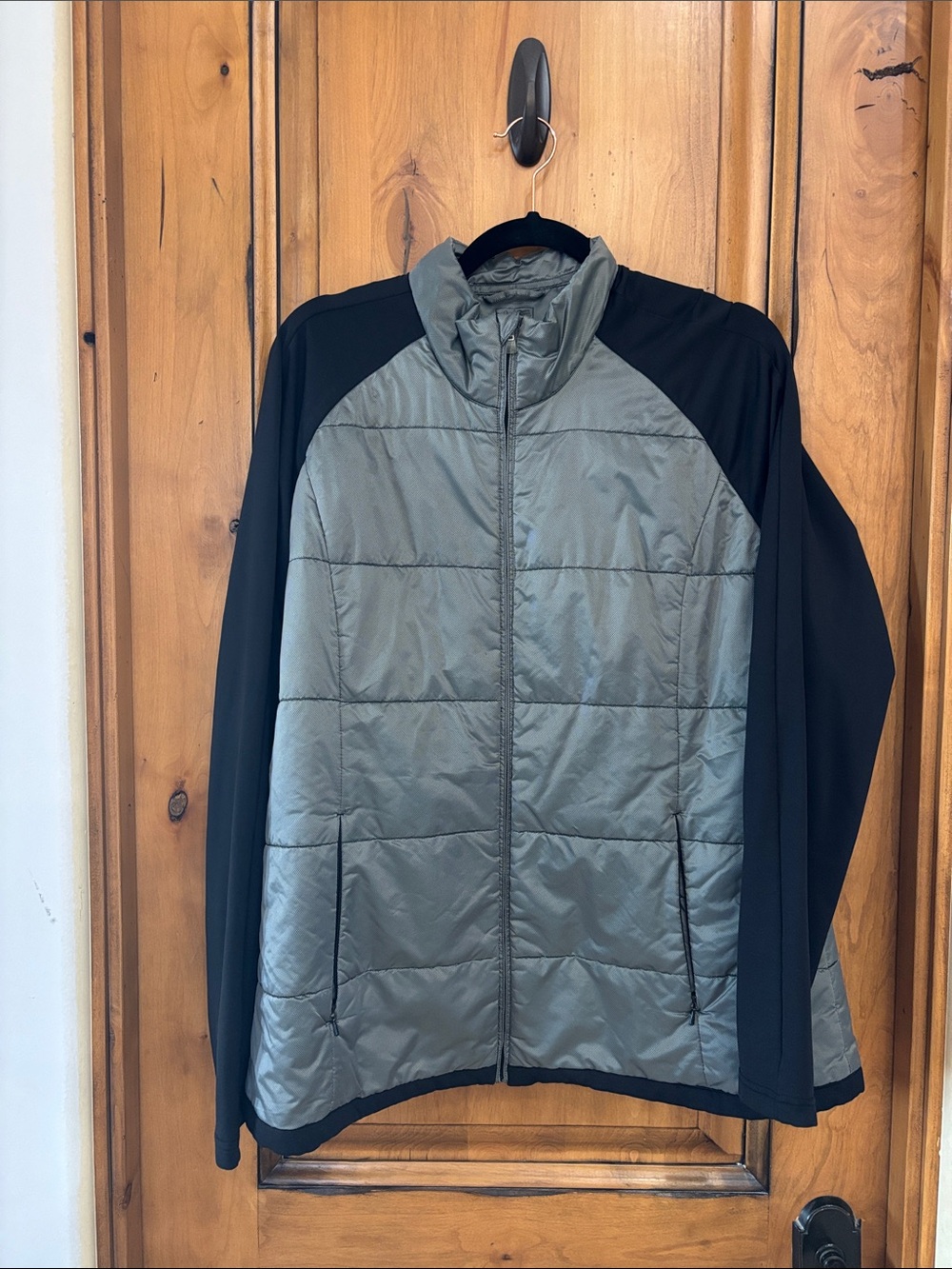 Adidas Gray and Black Track Jacket